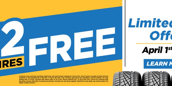 Buy 2 Tires Get 2 Tires Free